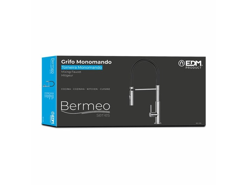 Смесител EDM 01196 BERMEO Сребрист Месинг цинк