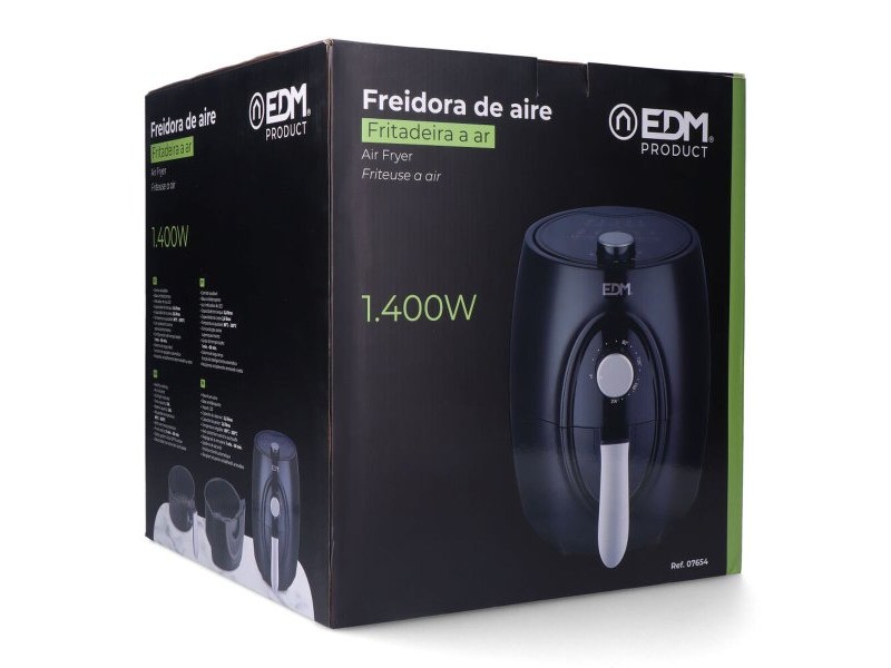въздушен фритюрник EDM 07654 1400 W 3,6 L Многоцветен