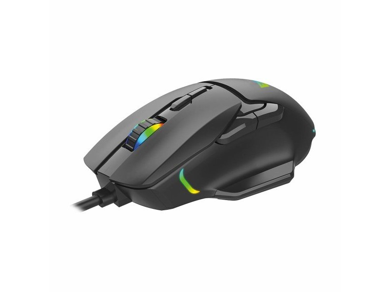 LED мишка за игра EDM 07753 for players Черен 7200 dpi