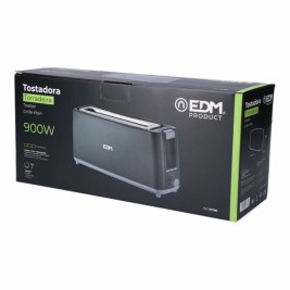 Тостер EDM 07798 Black Design 900 W Дълга