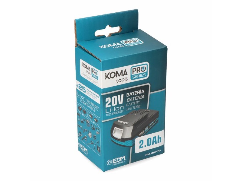 Презареждаща се литиева батерия Koma Tools 08772 Pro Series