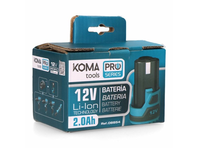 Презареждаща се литиева батерия Koma Tools 12 V 2 Ah Презареждаща се литиева батерия Koma Tools 12 V 2 Ah