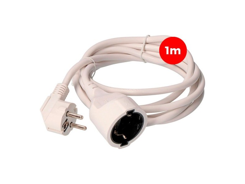 Удължител EDM 23200 Бял 1 m