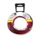 Микро SATA Combo кабел EDM 28010 Черен Червен Червен/Черен 25 m 2 x 1,5 mm