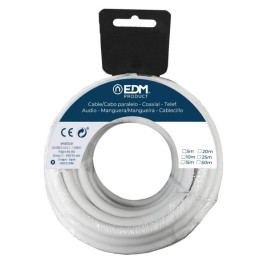 Микро SATA Combo кабел EDM 28152 Бял 10 m 3 x 2,5 mm