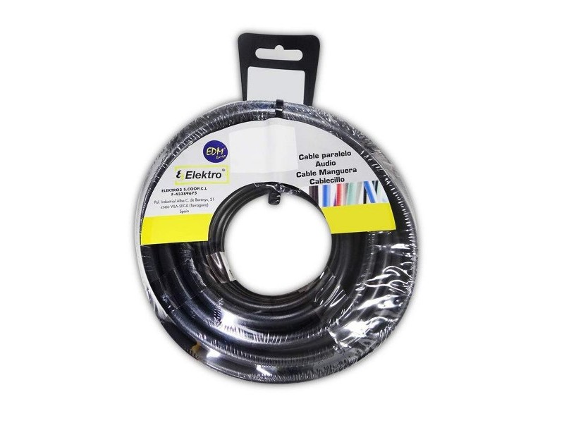 Микро SATA Combo кабел EDM 28313 Черен 20 m 2 x 1,5 mm