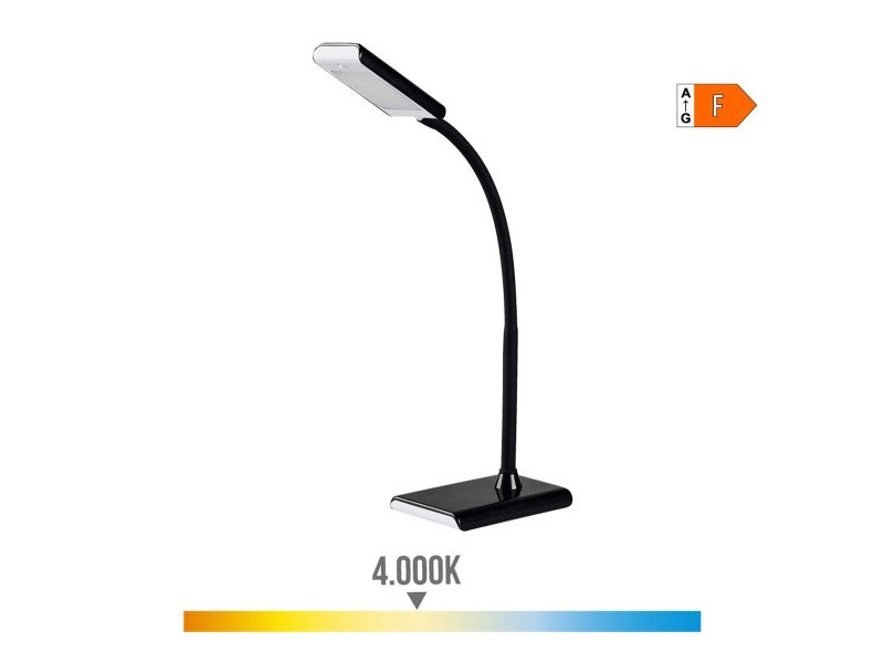 Настолна лампа EDM 30117 Черен полипропилен 7 W 400 lm 9 x 13 x 33 cm Flexo / Настолна лампа