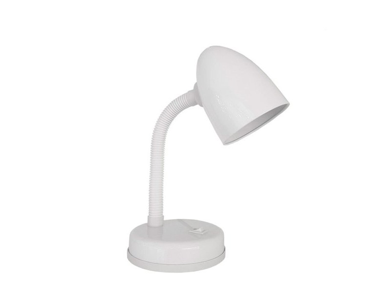 Настолна лампа EDM 30257 Amsterdam Бял Метал 60 W 13 x 34 cm E27 Flexo / Настолна лампа (1 броя) Настолна лампа EDM 30257 Amsterdam Бял Метал 60 W 13 x 34 cm E27 Flexo / Настолна лампа (1 броя)