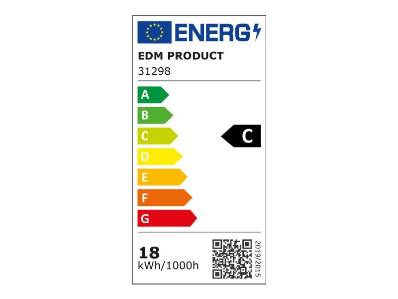 LED тръба EDM 31298 C 18 W T8 2900 Lm Ø 2,6 x 120 cm 4000 K