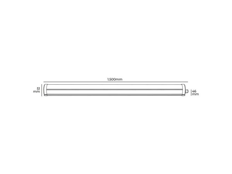 LED лента EDM 31408 48 W LED Светлина (6400 K)