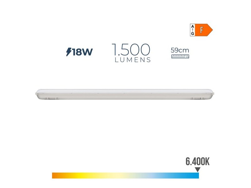 LED тръба EDM 31410 A F 18 W 1500 lm (6500 K) (6400 K)