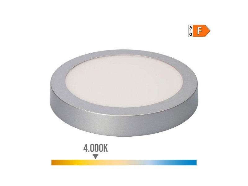 Полилей EDM 31592 Алуминий Пластмаса 20 W Ø 22,5 x 4 cm (4000 K)