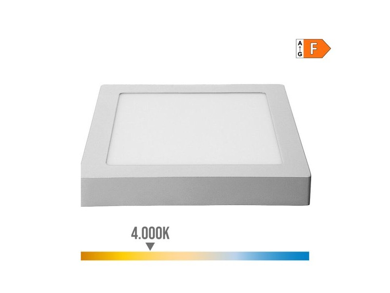 Полилей EDM 31593 Алуминий Пластмаса 20 W 22,5 x 22,5 x 4 cm (4000 K)
