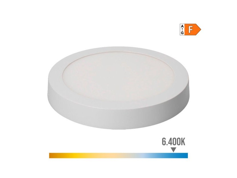 Полилей EDM 31594 Бял Алуминий Пластмаса 20 W 22,5 x 22,5 x 4 cm (6400 K)
