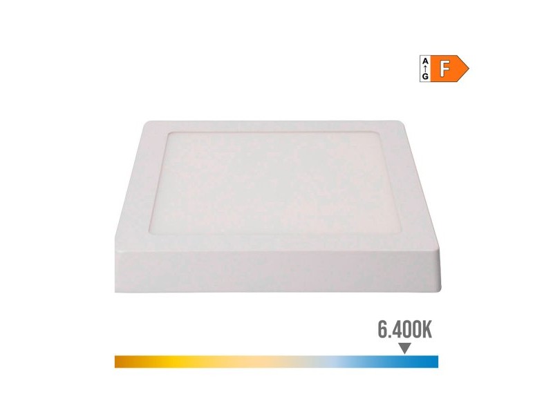 Полилей EDM 31595 Бял Алуминий Пластмаса 20 W 22,5 x 22,5 x 4 cm (6400 K)