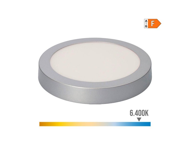 Полилей EDM 31596 Алуминий Пластмаса 20 W Ø 22,5 x 4 cm (6400 K)