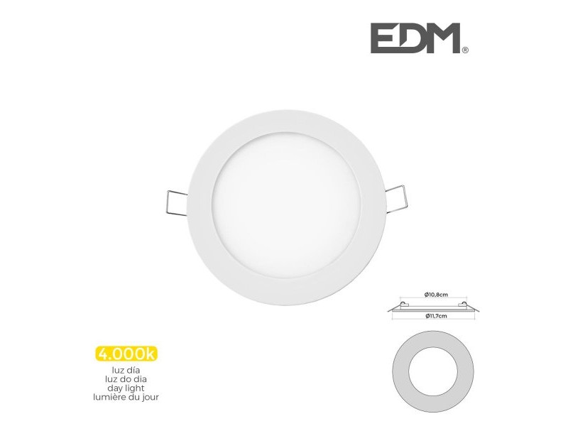 LED Down Светлина EDM 31602 A G 6 W 320 Lm (4000 K)