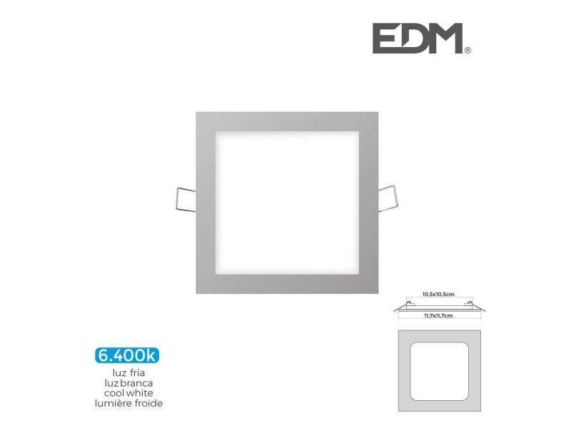 Вградена прожекторна светлина EDM 31607 Downlight A G 6 W 320 Lm (6400 K)