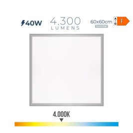 Полилей EDM 31624 Пластмаса 40 W 59,5 x 59,5 x 3,5 cm (4000 K)