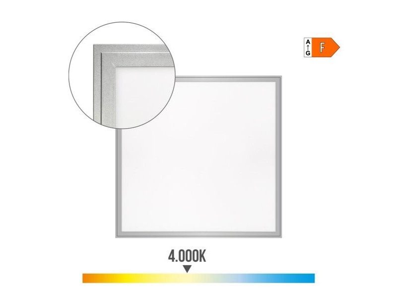 Полилей EDM 31624 Пластмаса 40 W 59,5 x 59,5 x 3,5 cm (4000 K)