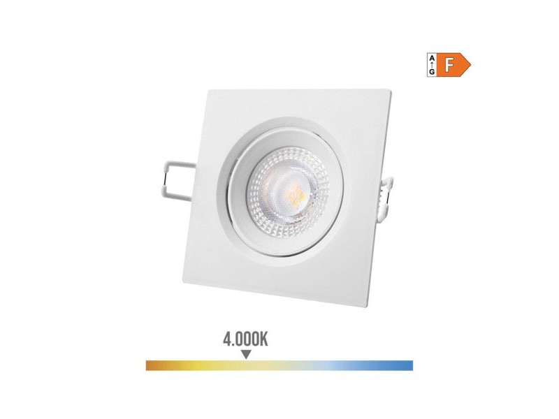 Вградена прожекторна светлина EDM 31633 Downlight F 5 W 380 lm (4000 K) Вградена прожекторна светлина EDM 31633 Downlight F 5 W 380 lm (4000 K)