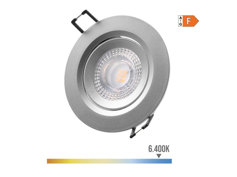 Вградена прожекторна светлина EDM 31653 Downlight F 5 W 380 lm (6400 K)