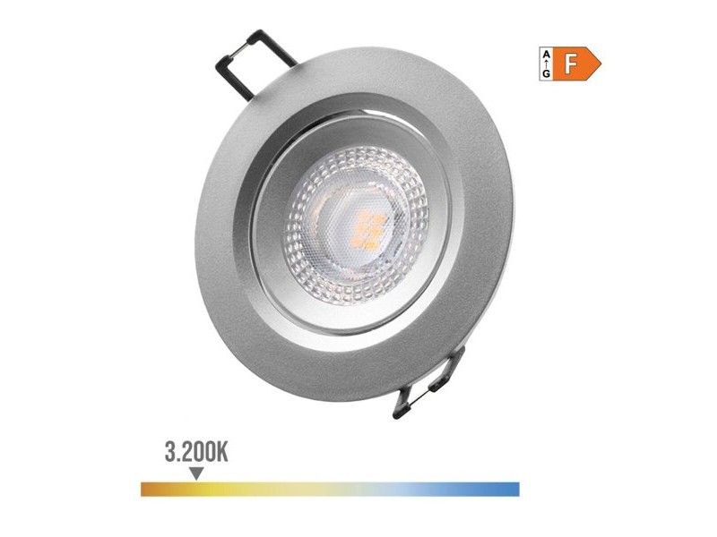 Вградена прожекторна светлина EDM 31654 Downlight F 5 W 380 lm 3200 Lm (3200 K) Вградена прожекторна светлина EDM 31654 Downlight F 5 W 380 lm 3200 Lm (3200 K)