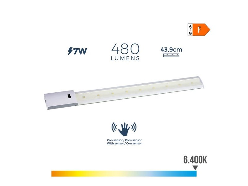 LED тръба EDM 31678 A F 7 W 480 Lm LED (6500 K) (6400 K)