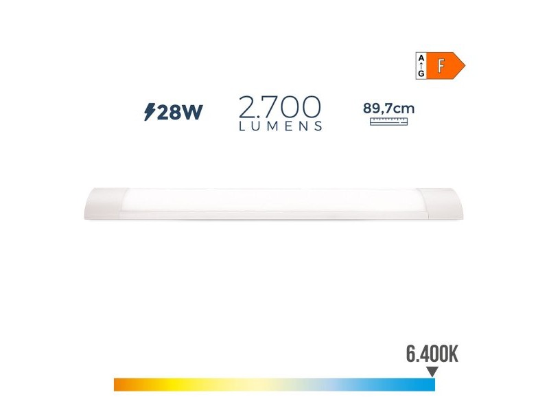 LED тръба EDM 31684 A F 28 W 2700 lm (6500 K) (6400 K) LED тръба EDM 31684 A F 28 W 2700 lm (6500 K) (6400 K)