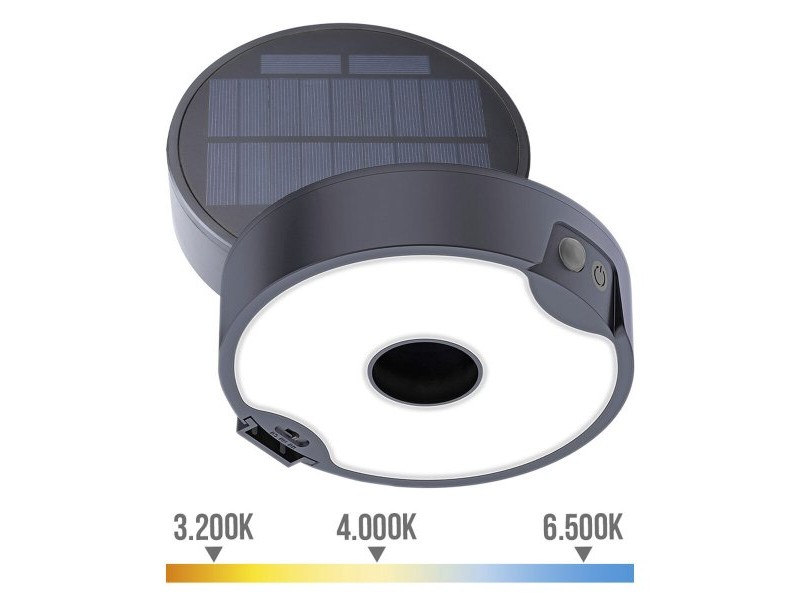 Аплик за стена EDM 31820 Поликарбонат ABS 4 W 500 lm Соларен градински кол (3000 K) (4000 K) (6500 K)