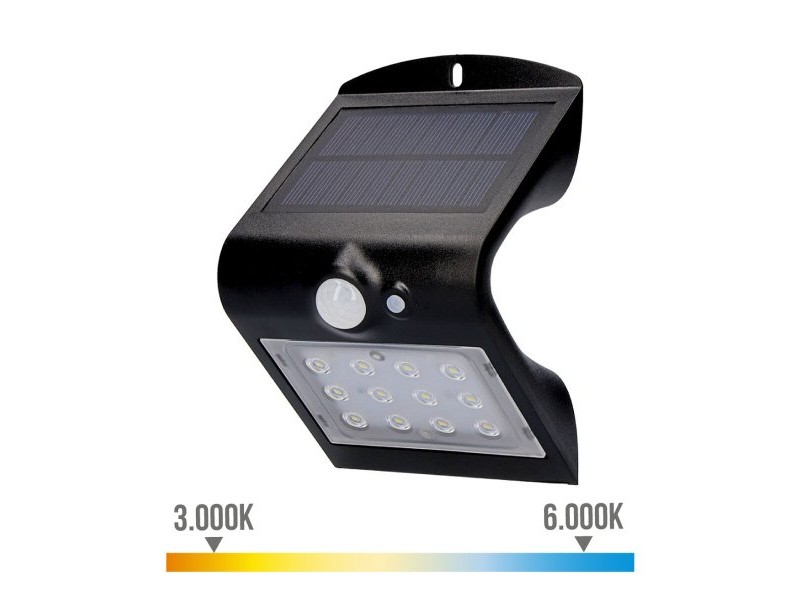 Аплик за стена EDM 31840 Черен полипропилен 1,5 W 220 lm