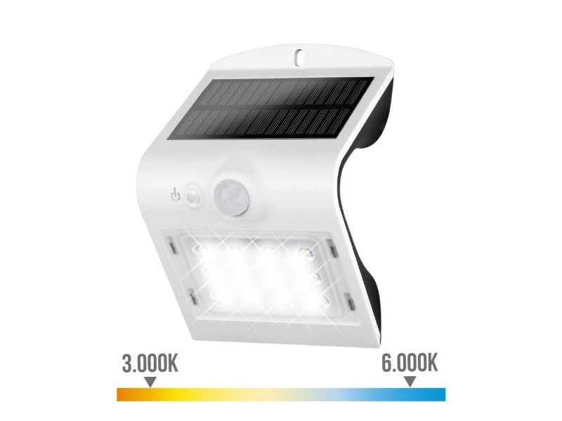 Аплик за стена EDM 31841 Бял полипропилен 1,5 W 220 lm