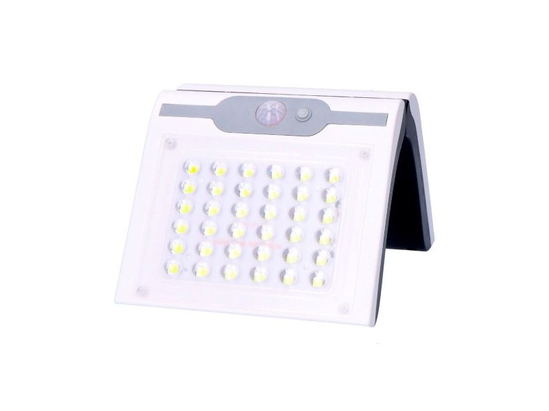 LED Аплик EDM 31846 Бял 2 W 220 lm Слънчев Сензор за Движение (6500 K)