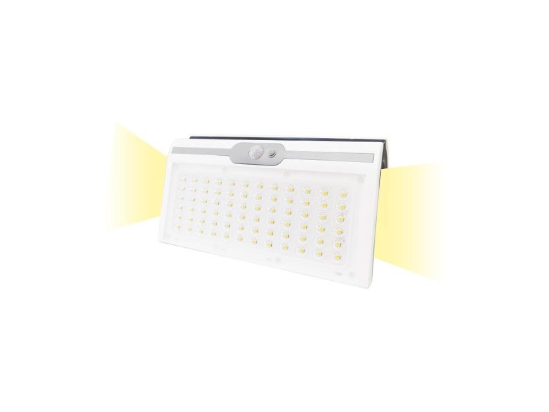 LED Аплик EDM 31848 Бял 6 W 430 Lm 6500 lm Слънчев Сензор за Движение 6500 K LED Аплик EDM 31848 Бял 6 W 430 Lm 6500 lm Слънчев Сензор за Движение 6500 K