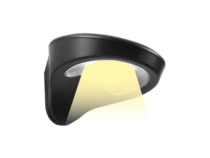 LED Аплик EDM 31852 Черен 2 W 1,8 W 200 Lm 155 Lm Слънчев Сензор за Движение (6500 K)