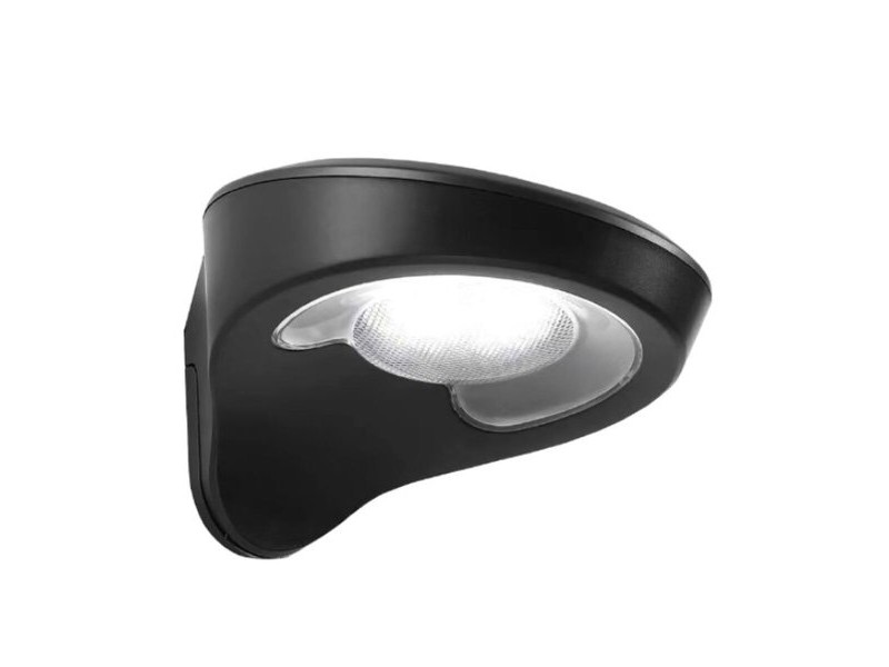 LED Аплик EDM 31852 Черен 2 W 1,8 W 200 Lm 155 Lm Слънчев Сензор за Движение (6500 K)