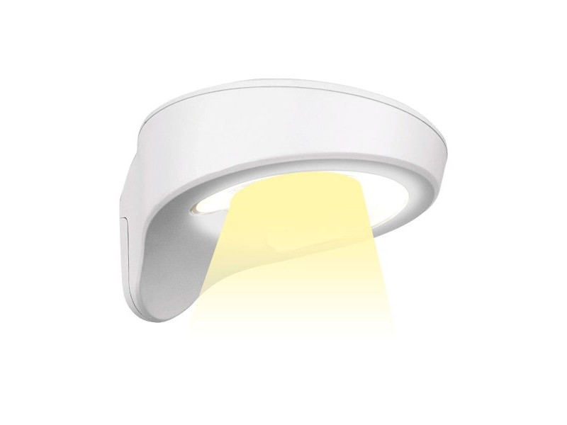 LED Аплик EDM 31853 Бял 2 W 1,8 W 200 Lm 155 Lm Слънчев Сензор за Движение (6500 K)