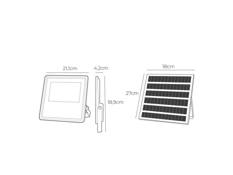 Фокус на Прожектор EDM 31856 Slim Сив 50 W 600 lm Слънчев (6500 K) Фокус на Прожектор EDM 31856 Slim Сив 50 W 600 lm Слънчев (6500 K)