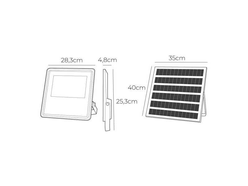 Фокус на Прожектор EDM 31859 Slim 300 W 2500 lm Слънчев (6500 K)