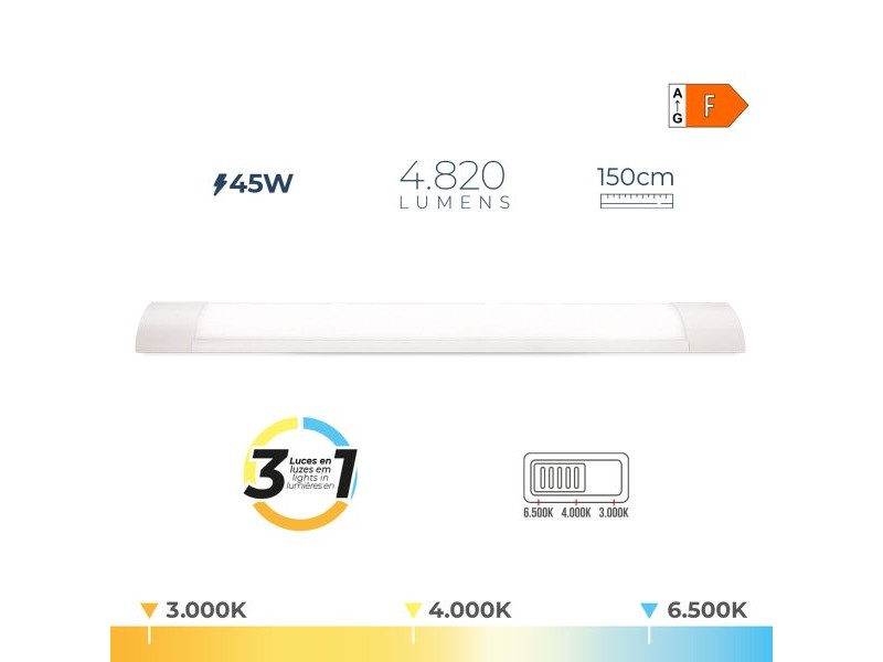 LED лампа EDM 31867 F 45 W 4820 Lm (3000 K) (4000 K) (6500 K)