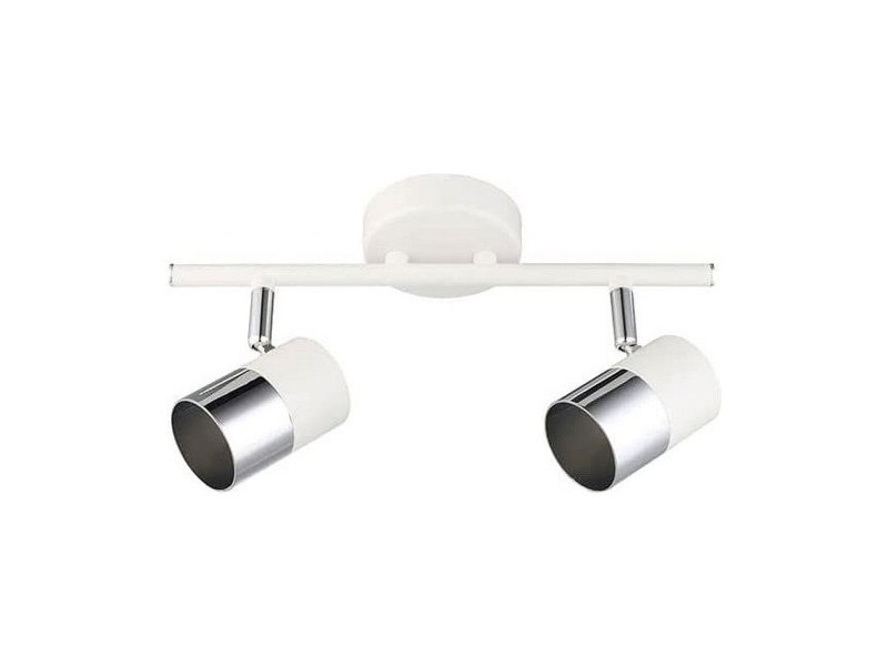 Фокус EDM 32012 moon 50 W GU10 30 x 7,6 x 15,2 cm Бял