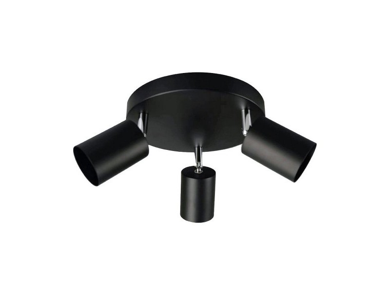 Полилей EDM 32035 Черен Метал 50 W Ø 20 x 9 x 14,6 cm GU10