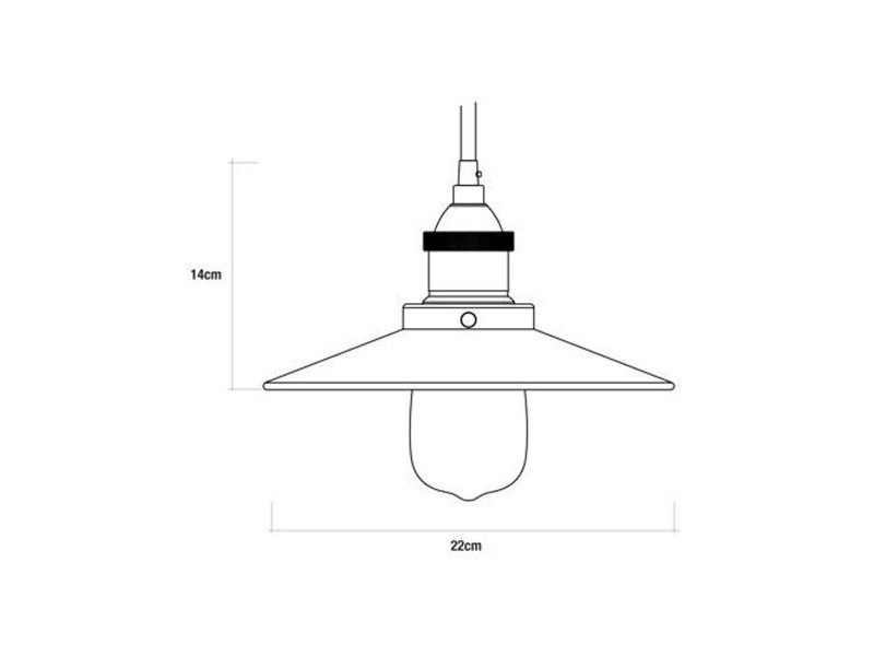 Полилей EDM 32106 Черен 60 W Vintage