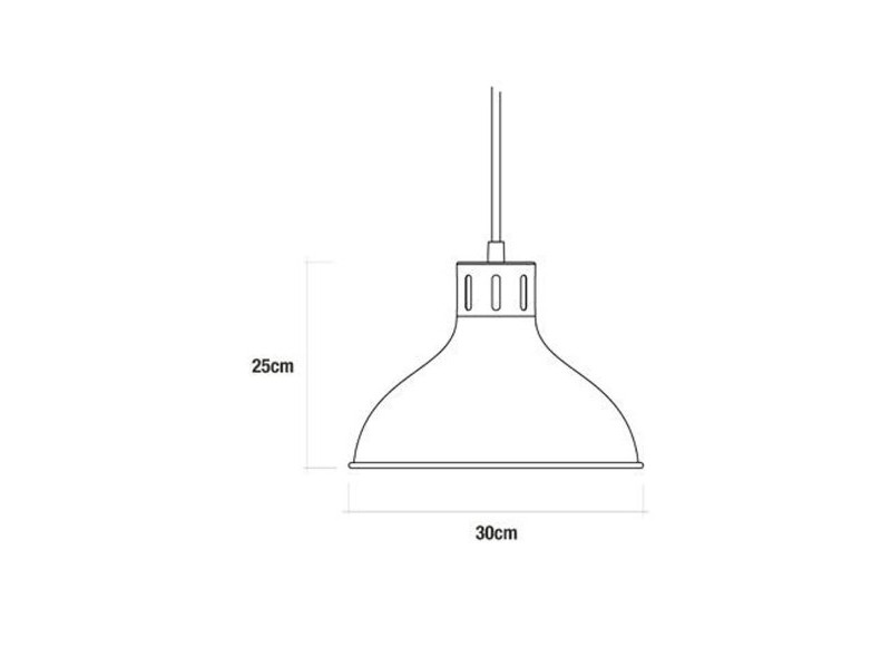 Полилей EDM 32111 Полилей Метал 60 W (30 x 25 cm)