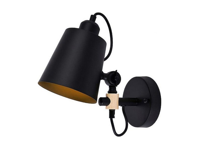 Аплик за стена EDM 32112 32112 Черен 60 W 220-240 V 25 x 27 cm