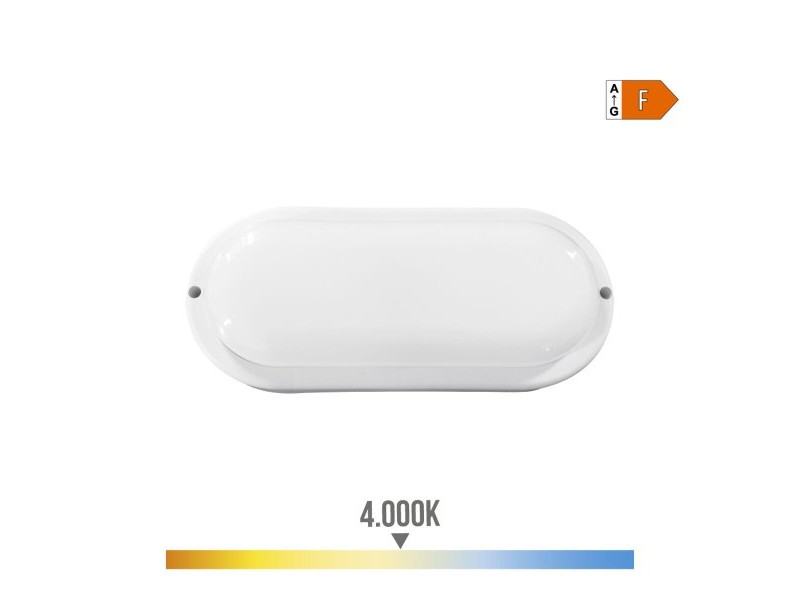 LED Аплик EDM 32404 Бял Алуминий Пластмаса F 18 W 120 W 1820 Lm E27 Овален (4000 K)