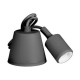 Настолна лампа EDM 32421 Черен Силикон 60 W 220-240 V 98,4 x 4,4 cm