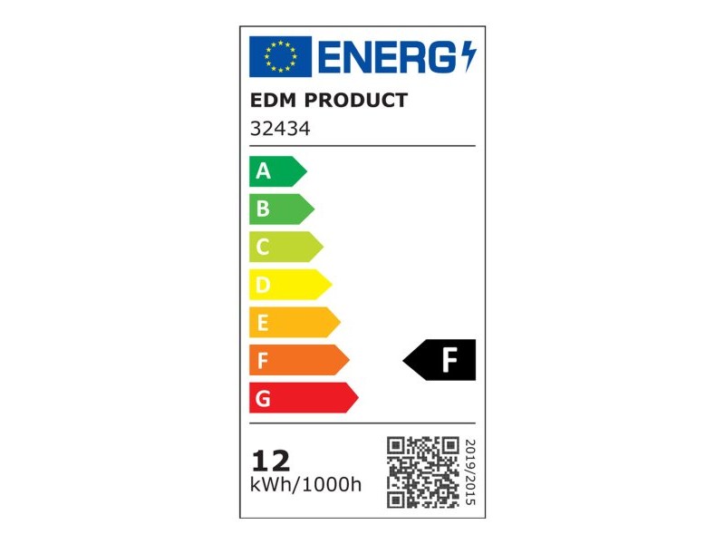 Стенна лампа EDM 32434 F 12 W 60 x 12,8 x 5,1 cm LED
