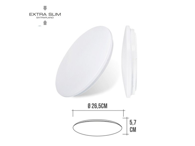 LED Таванен Аплик EDM 32516 F 12 W 60 W (6500 K)