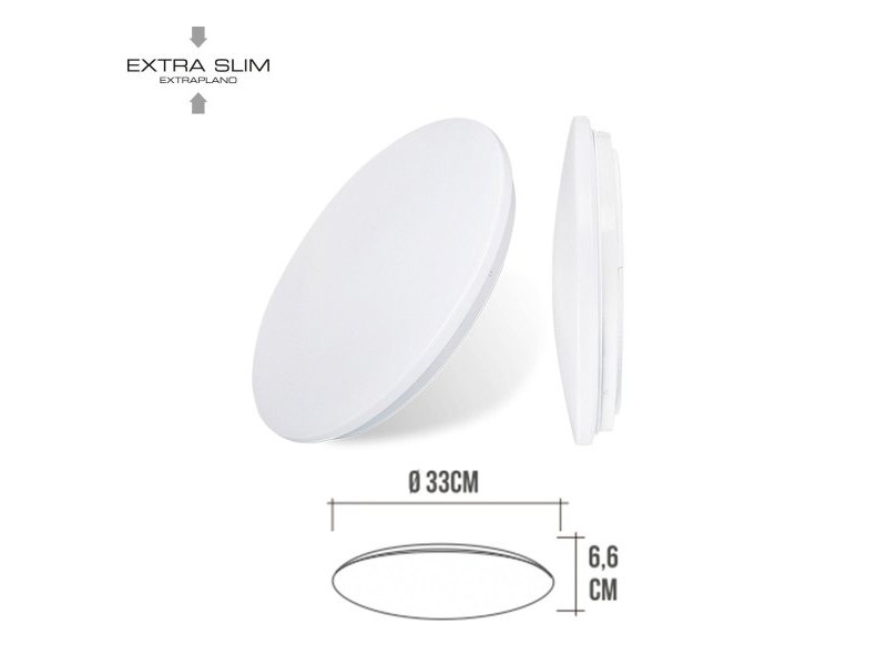 LED Таванен Аплик EDM 32518 Полимер 18 W 82 W (6500 K) LED Таванен Аплик EDM 32518 Полимер 18 W 82 W (6500 K)